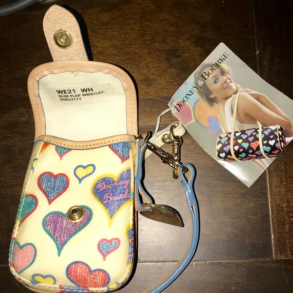 Dooney & Bourke Small Heart Wristlet